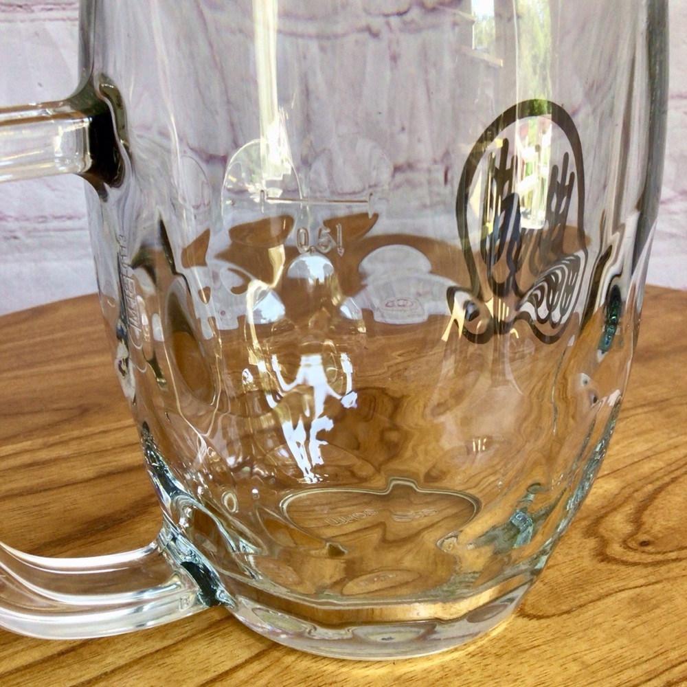 Vintage SAHM Dimpled Heavy Glass Mug - .5 L - Picture 4 of 8